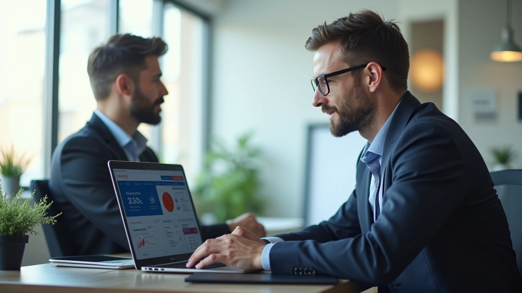 Écran d'ordinateur montrant l'analyse SEMrush d'une niche avec mots-clés et données de concurrence