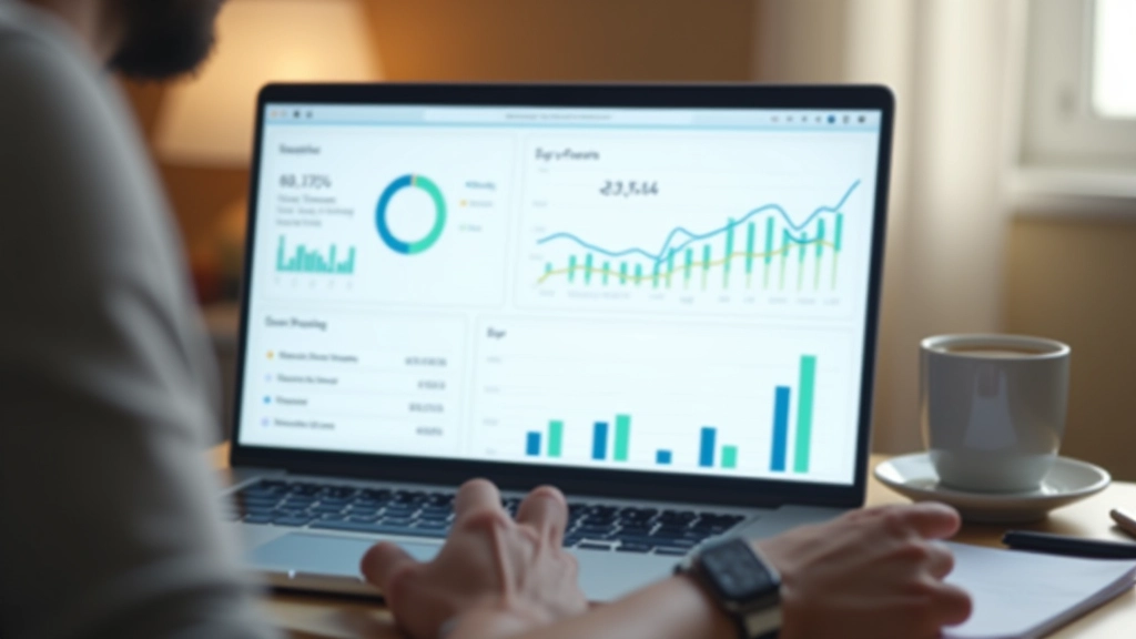 Tableau de bord analytique montrant les revenus